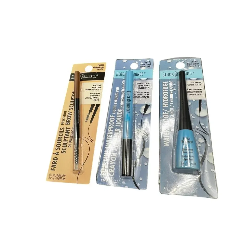NWT Set of brow liner, liquid eyeliner in bottle, & liquid eyeliner pen